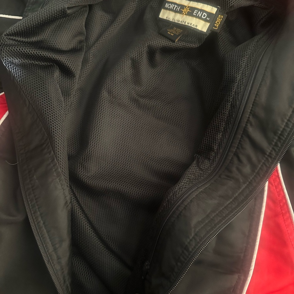 NORTH END 🏈 Women’s Black & Red Full Zip
‘UGA BULLDOGS’ Lined Jacket - Size M - Picture 7 of 14